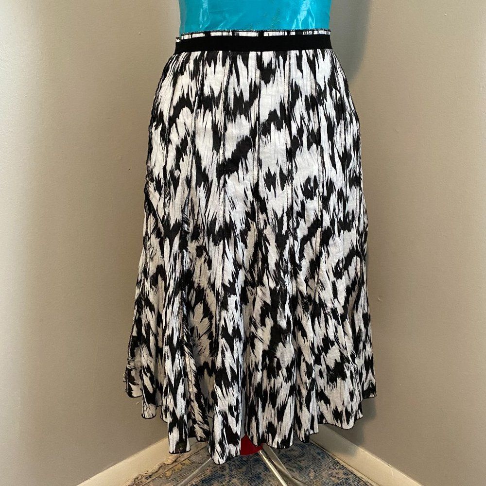 Focus Lifestyle Cotton Leopard Print Boho Womens Skirt Size 12P